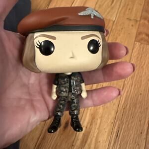 Funko Military Girl Funko Pop - Brown Beret, Camouflage Green Outfit